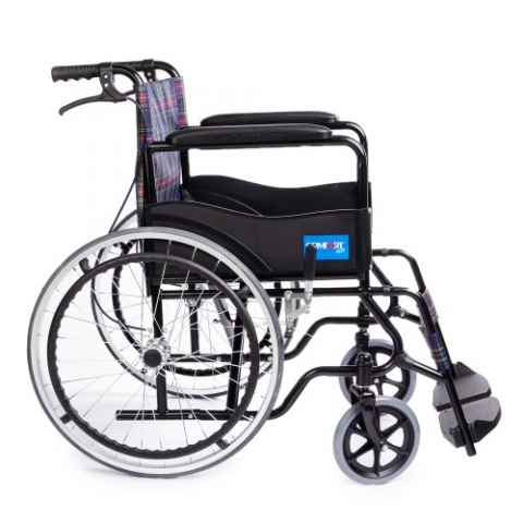 KY809BJ Plaid Manual Wheelchair 2