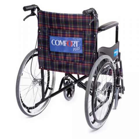 KY809BJ Plaid Manual Wheelchair 3